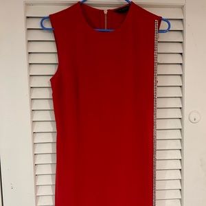 Ted Baker red dress with rhinestones